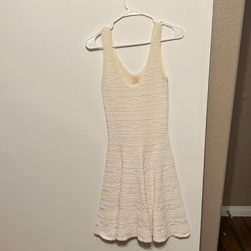 Never worn “Torn by Ronny Kobo” Designer Dress XS